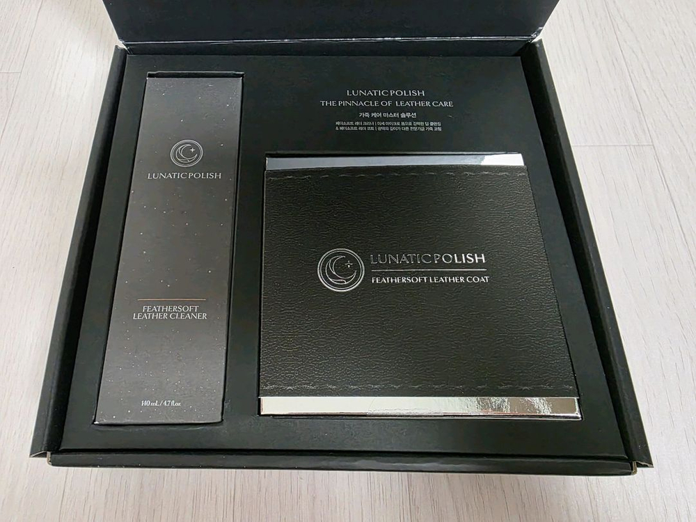(세차용품)불스원 루나틱폴리시 페더소프트 레더케어 세트 이미지