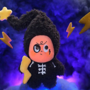 (원가양도) 팝마트 작은별 일기예보 번개 경고 피규어 키링 인형