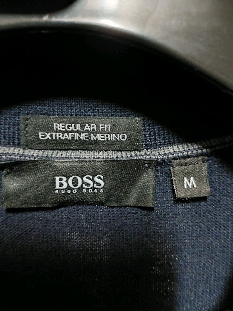 [휴고보스]BANET 메리노울100 긴팔 폴로 니트M(95~100)--4