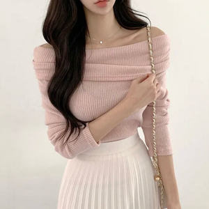 에이블리 에겐녀 오프숄더 (핑크) 이미지