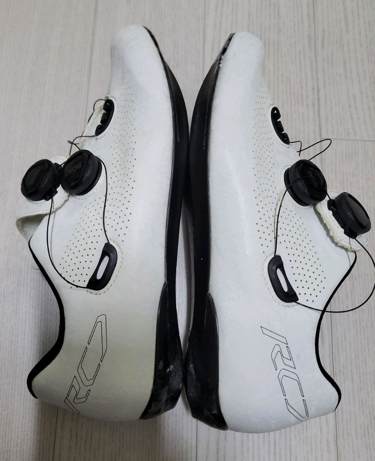 시마노 R7 RC701 로드 클릿슈즈 화이트 42 와이드 265mm 자전거 사이클--2