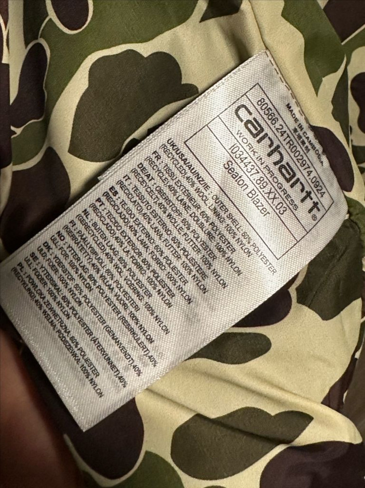 칼하트 사틴 자켓 XL 이미지