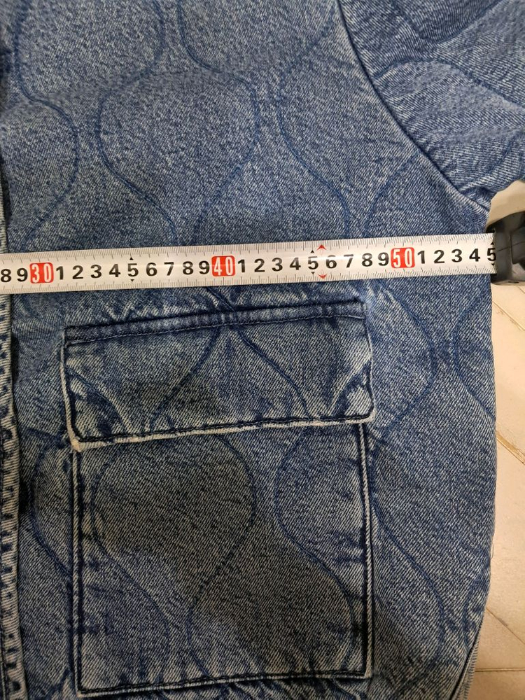 MNG 데님 오버핏 퀼팅자켓 S 55~66 가능--3