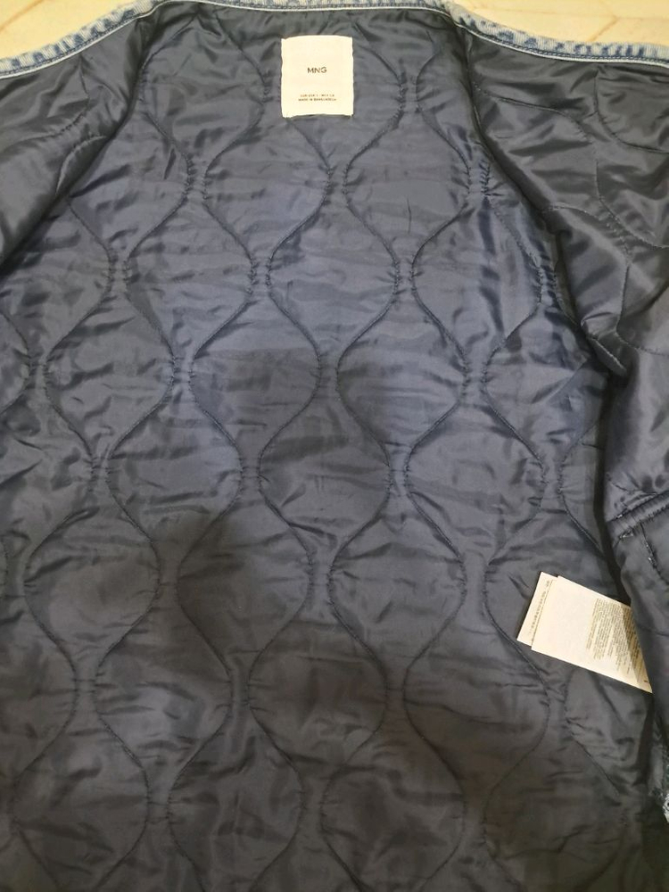 MNG 데님 오버핏 퀼팅자켓 S 55~66 가능--5