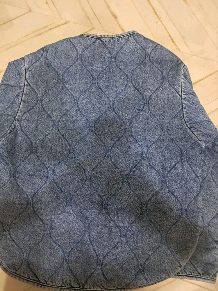 MNG 데님 오버핏 퀼팅자켓 S 55~66 가능--7