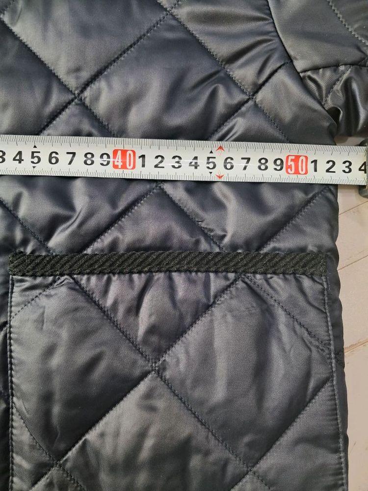 A.T.CORNER 퀼팅 자켓 다크 네이비--6