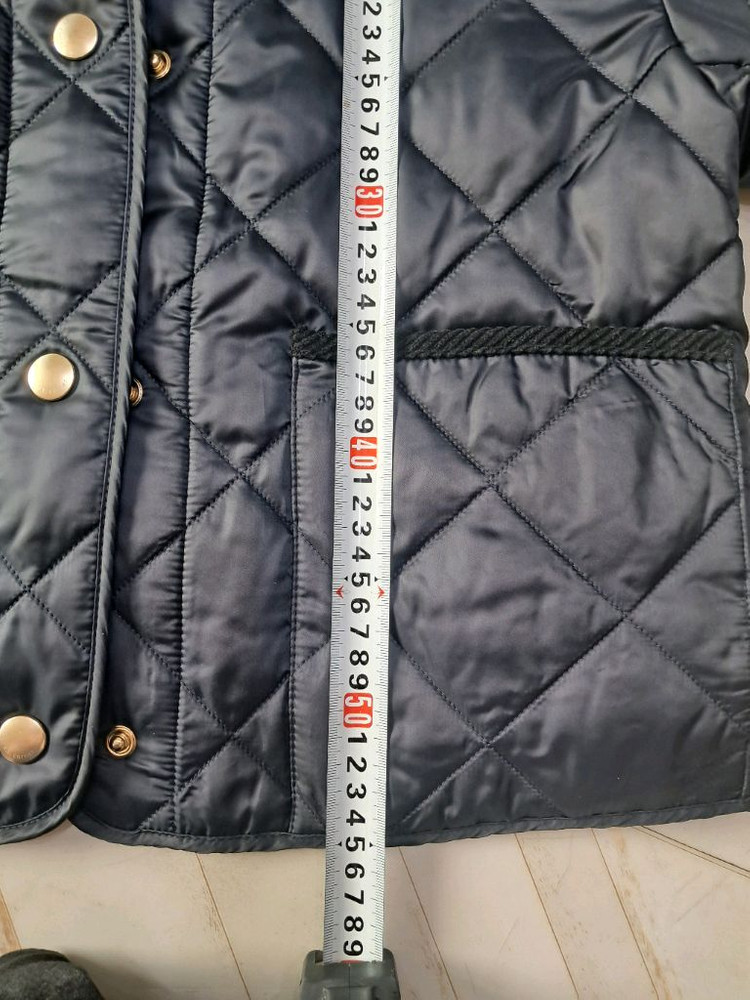 A.T.CORNER 퀼팅 자켓 다크 네이비--7