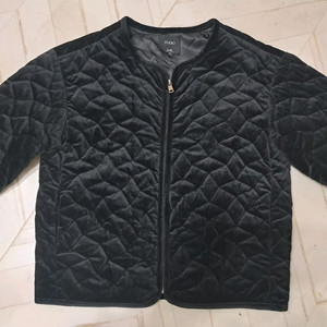 LAP STUDIO 벨로아 퀼팅 자켓 블랙 F