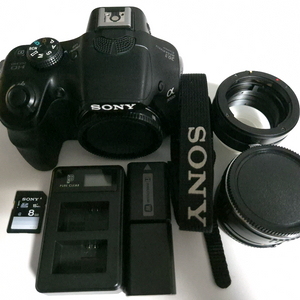 소니 미러리스 카메라 a3000 & 펜탁스 K마운트, 라이카 R마운트 수동 렌즈 어댑터들