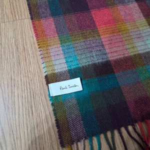 폴스미스(paul smith) 체크 램스울 100% 머플러