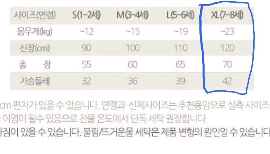 유아동 플리스 슬립색 XL(7-8세) 삼중직 수면조끼 이미지