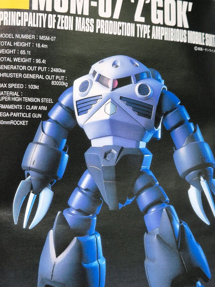 (중상) HG 즈고크 양산형 건담 반다이--1