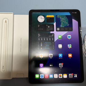 아이패드 에어4,애플펜슬2세대모든 기능 정상와이파이스카이블루상태 ㅡ모서리부분 약한 찍힘있음(6.7.8 사진 보시면됨