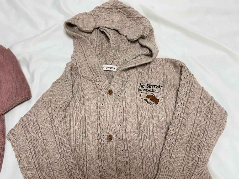 리미떼두두 니트(12m), 가디건(12m), 니트우주복(24m) 일괄--5