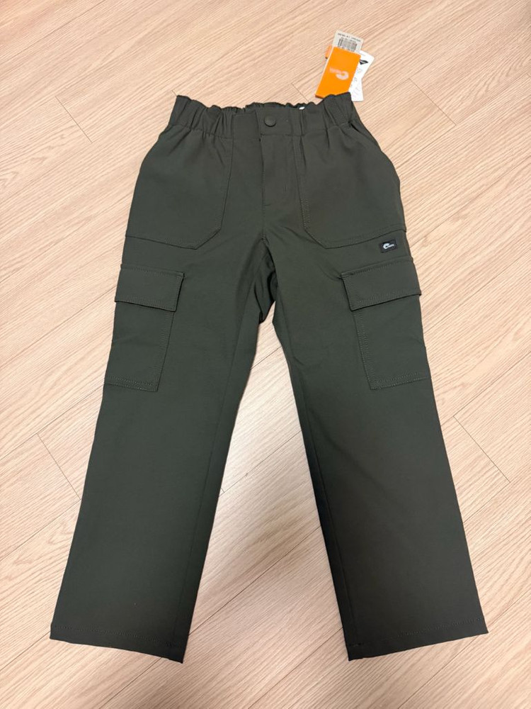 새상품 네파 아동 카고 카키 바지 120사이즈--5