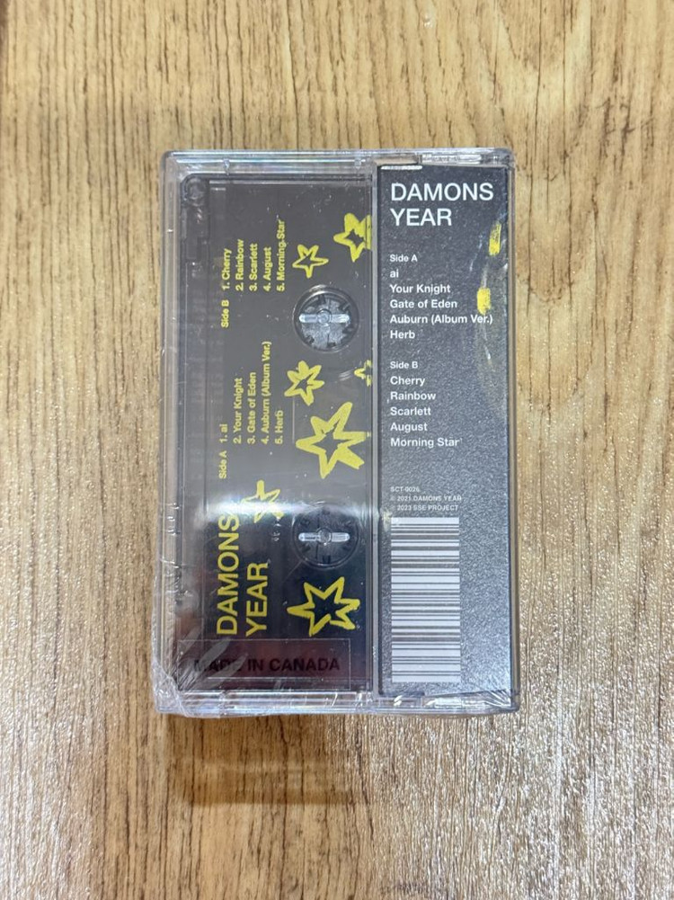 데이먼스이어 HEADACHE 카세트테이프 미개봉--1