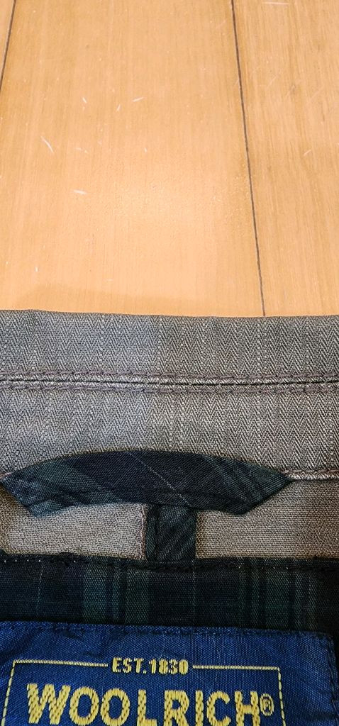 울리치 가먼트 다잉 카키 코튼 자켓 3XL--4