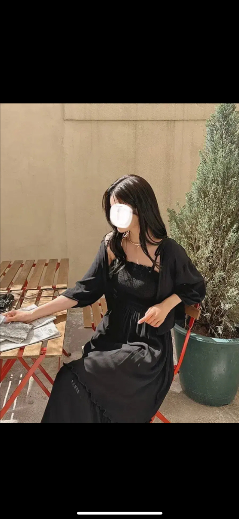 [77-99] 리리앤코 가디건 블랙 이미지