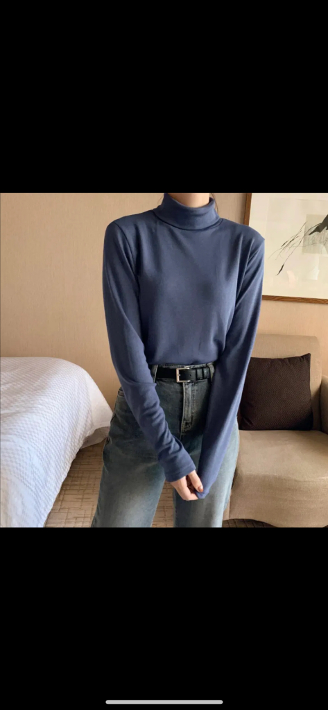 [F] 98도씨 속기모 코지 폴라티 딥블루 이미지