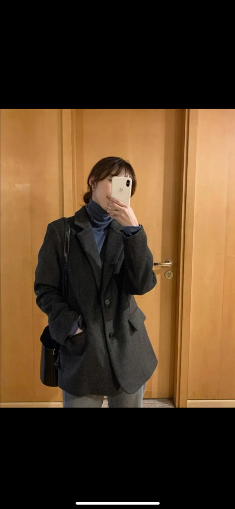 [F] 98도씨 속기모 코지 폴라티 딥블루 이미지