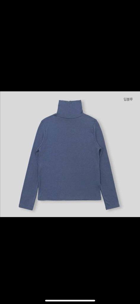 [F] 98도씨 속기모 코지 폴라티 딥블루 이미지