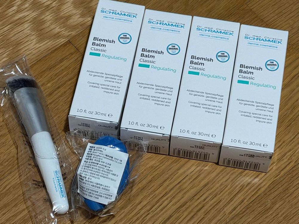 슈라멕 블레미쉬 밤 BB. 30ml. 새상품. (+퍼프,브러쉬)--0