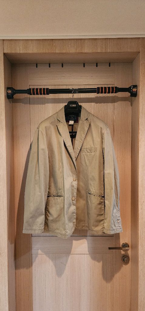 울리치 가먼트 다잉 베이지 코튼 자켓 3XL--0