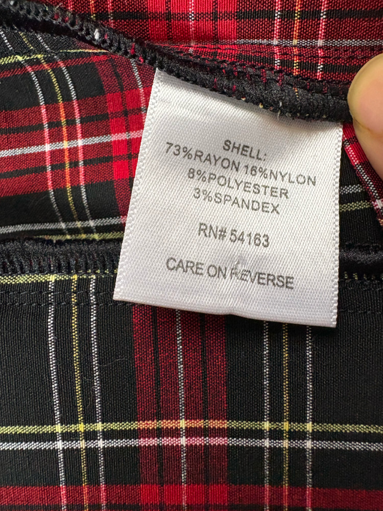 타미힐피커 체크팬츠 6--3