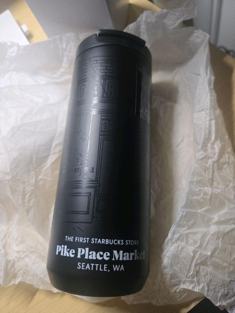 (미사용 새상품) 시애틀 스타벅스 1호점 파이크 플레이스 텀블러 이미지