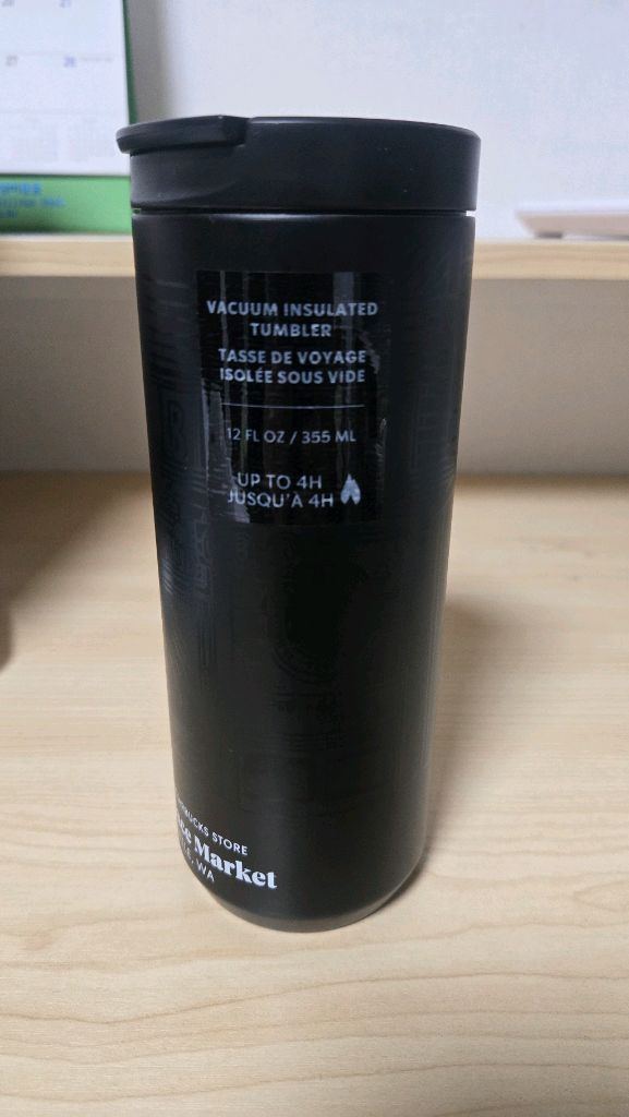 (미사용 새상품) 시애틀 스타벅스 1호점 파이크 플레이스 텀블러 이미지