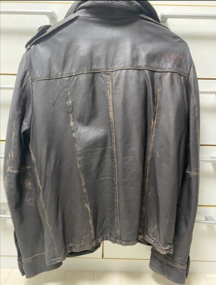 슈퍼드라이 가죽 자켓--2