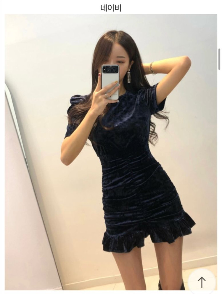 벨루아 벨벳원피스 새상품 이미지