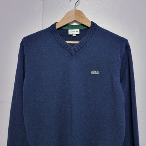 남성 정가26만 라코스테 다크 네이비 WOOL 울 모 긴팔 니트 스웨터