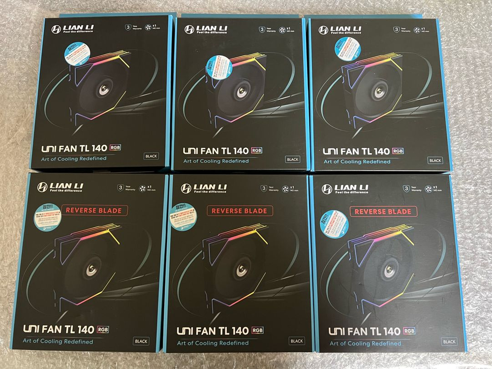 리안리 팬 UNI FAN TL 140 RGB 블랙 서린정품--0