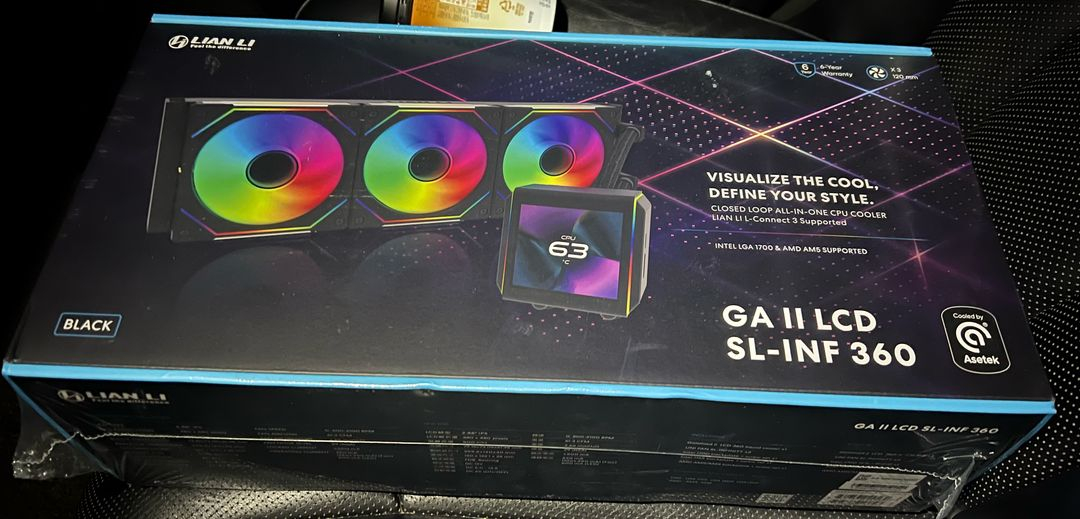 미개봉) 리안리 수냉쿨러 GALAHAD II LCD SL-INF 360--0