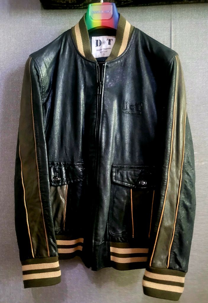 [미착용 새상품] 옴부르노 양가죽 봄버자켓--0