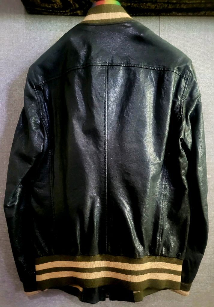 [미착용 새상품] 옴부르노 양가죽 봄버자켓--1