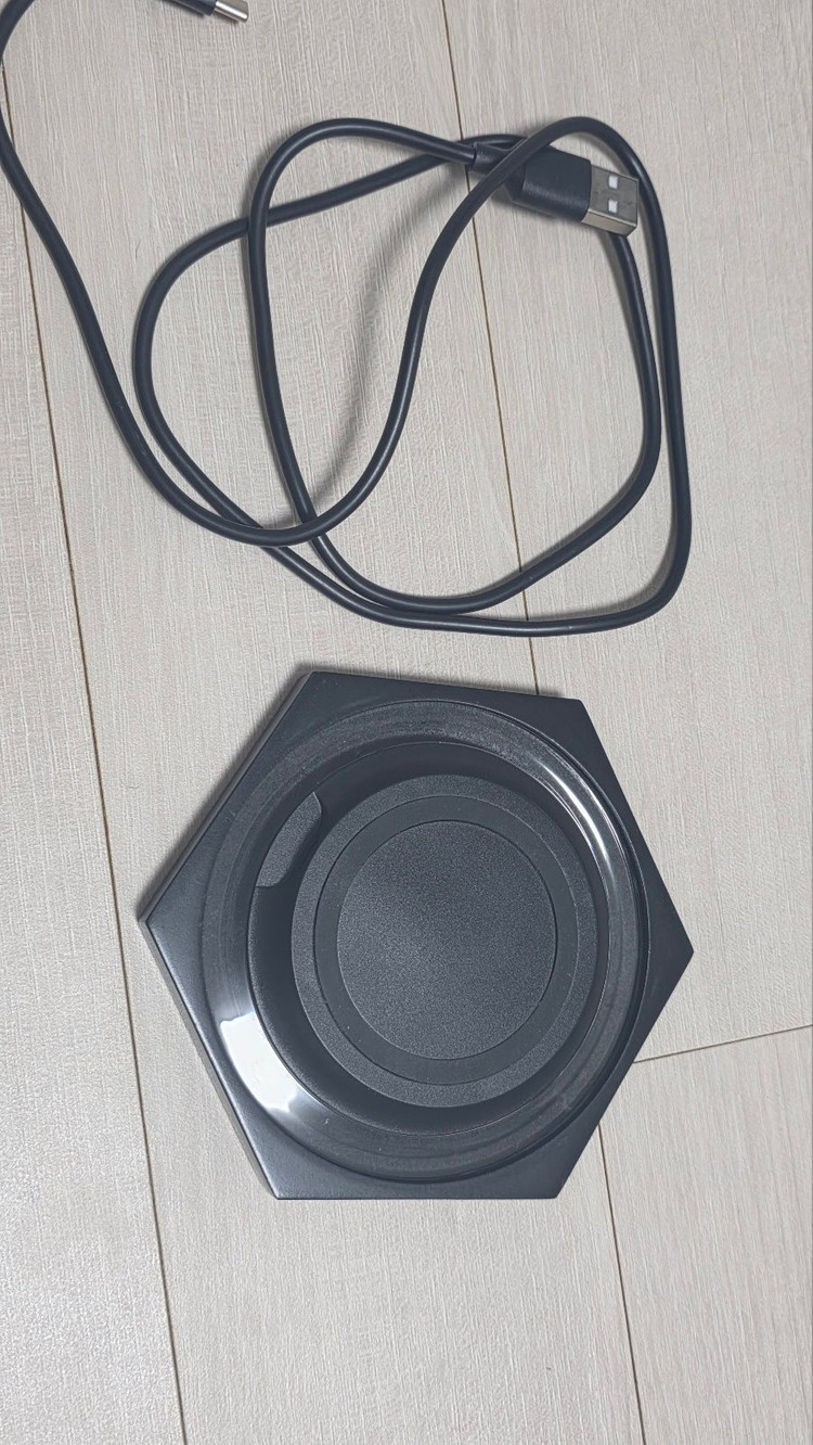 자개 팔각 무선 충전기--2