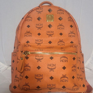MCM 백팩 오렌지 MMK3SVE20OR001