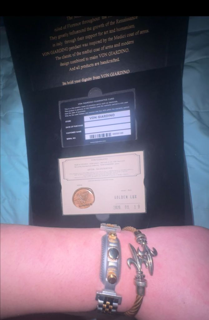 본쟈르디노 팔찌 팝니다 이미지