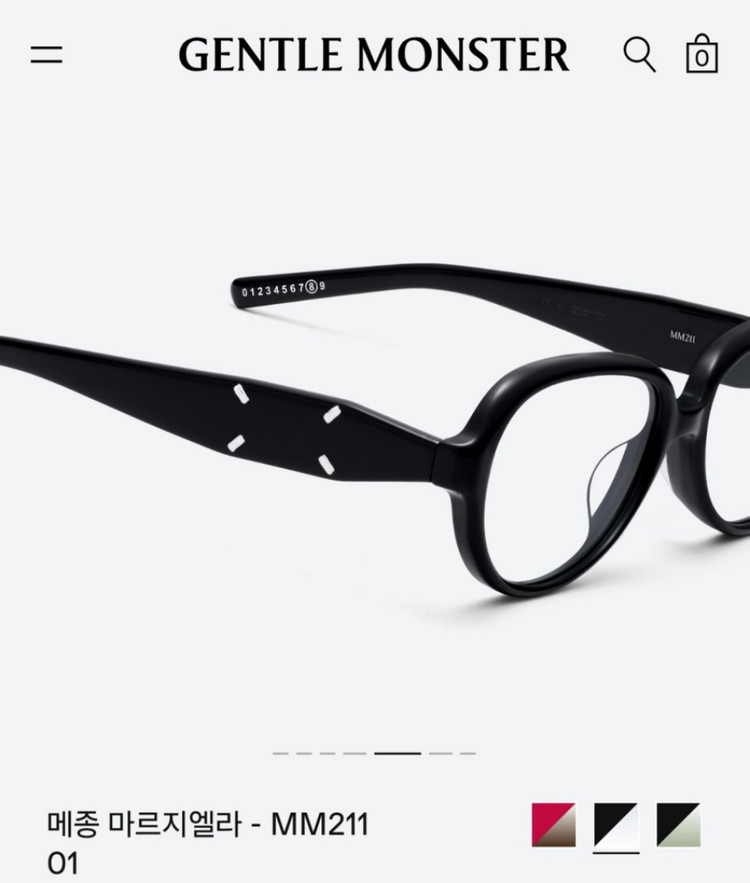 젠틀몬스터 마르지엘라 MM211 안경 이미지