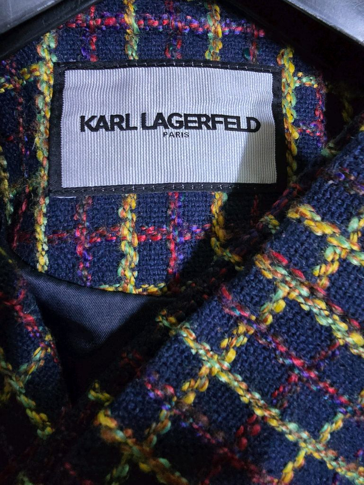 (새상품)칼라거펠트 트위드자켓66 이미지