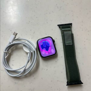 애플워치7스테인리스 45mm 셀룰러 S급