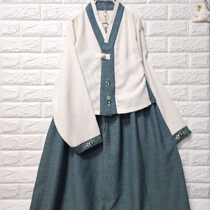 꽃자수생활한복 세트