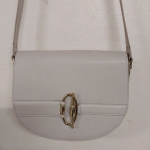 여성 닥스 아이보리 아카이브 로고 소가죽 크로스백 이미지