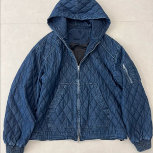 24SS 준지 데님 퀼팅 Ma-1 후드집업 100~105 (정가99만원)