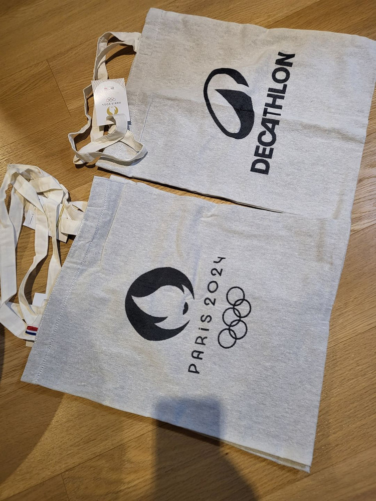 [데카트론] 2024 파리 올림픽 에코백팝니다.--0