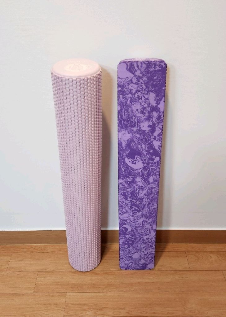새상품) 멜킨 91cm 원형 & 반원형 폼롤러--1