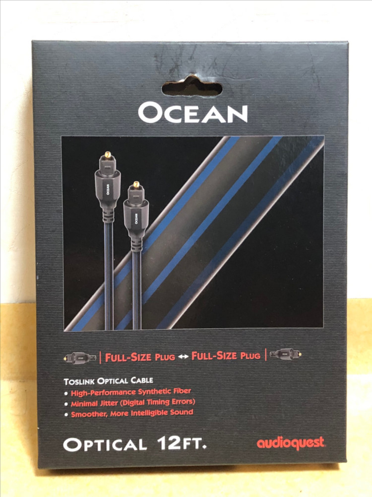 오디오퀘스트 옵티컬 광케이블 3.6미터 audioquest optical cable 12ft--0