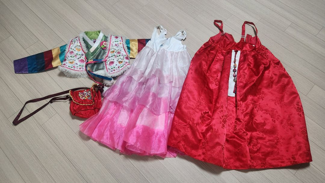 여아 한복 세트 (5호)--1